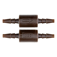 0.025 Inch (in) Size, Barbed Connection Type, 1/16 Inch (in) Tubing Inside Diameter (ID) Molded Orifice (F2815251B80) - 2