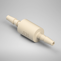 0.030 Inch (in) Size, Barbed Connection Type, 1/16 Inch (in) Tubing Inside Diameter (ID) Molded Orifice (F2815301B80)