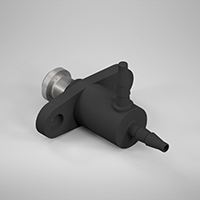 1/16 Inch (in) Tubing Inside Diameter (ID), 125 Pound Per Square Inch (psi) Typical Tube Retention Pressure, Black Plastic Needle Valve (F282241B80SS)