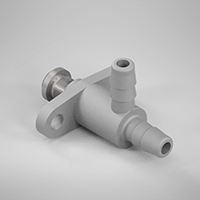 1/8 Inch (in) Tubing Inside Diameter (ID), 125 Pound Per Square Inch (psi) Typical Tube Retention Pressure, Gray Plastic Needle Valve (F282251B85SS)