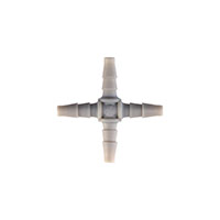 80 Barb, Gray, Cross Static Fitting (F314680PP) - 2