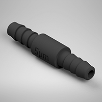 0.121 Inch (in) Nominal Orifice Size, 5 Micrometer (µm) Filter Size, 1/8 Inch (in) Tubing Inside Diameter (ID) Filtered Orifice (F9505121B85)