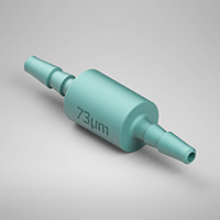 0.071 Inch (in) Nominal Orifice Size, 73 Micrometer (µm) Filter Size, 1/16 Inch (in) Tubing Inside Diameter (ID) Filtered Orifice (F95073071B80)